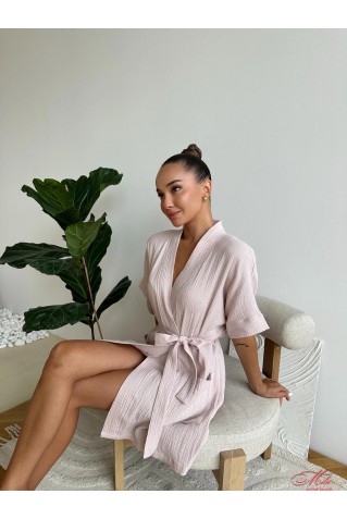 Тонкий муслиновый халат Hawaii COSY M20